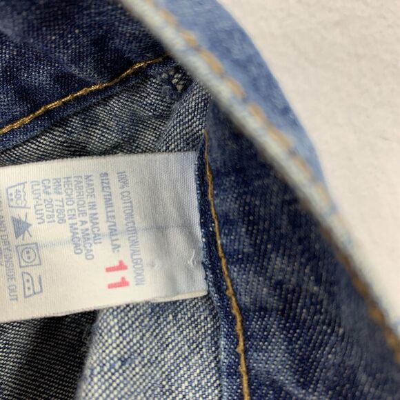 Vintage 2002 Y2K Tommy Hilfiger Flare Boot Cut Leg Jeans 11 Low Rise Blue Denim - Picture 6 of 11